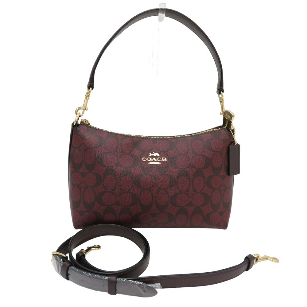COACH コーチ職 H2339-CF377 クララ 3way ショルダーバッグ 書き判 赤いこと系  【中古】
