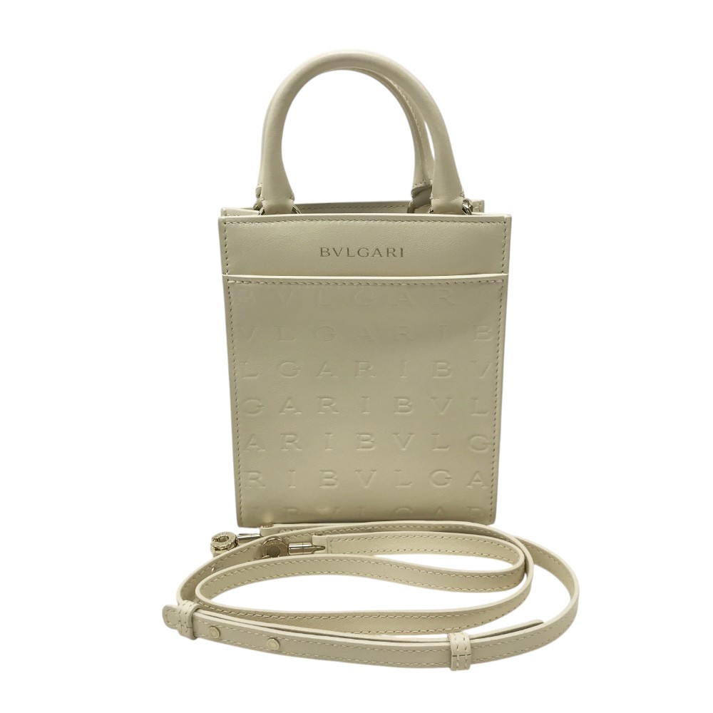 BVLGARI ブル小峡谷  2WAY御徒面子 インフィニートゥム  白いこと系  【中古】