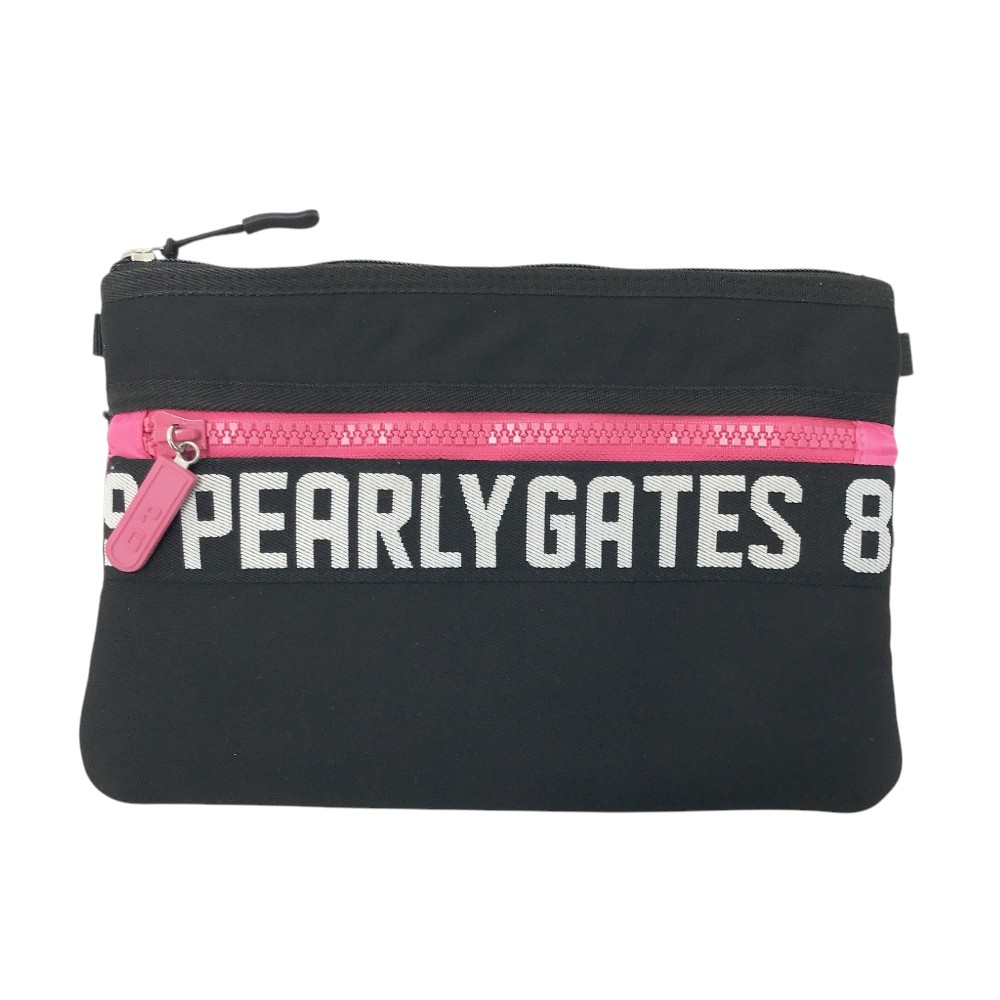 PEARLY GATES - アカネピ 新品未使用 パーリーゲイツ ウエストポーチ PPG 白 PEARLY GATES パーリーゲイツ ウエストポーチ 白×黒 小物入れ 異