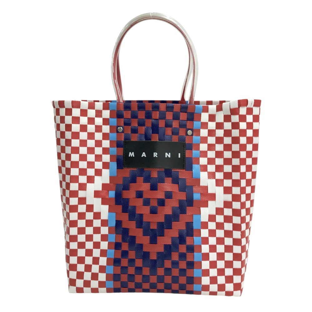 MARNI マルニ  提げ篭御徒面子  赤いこと系  【中古】