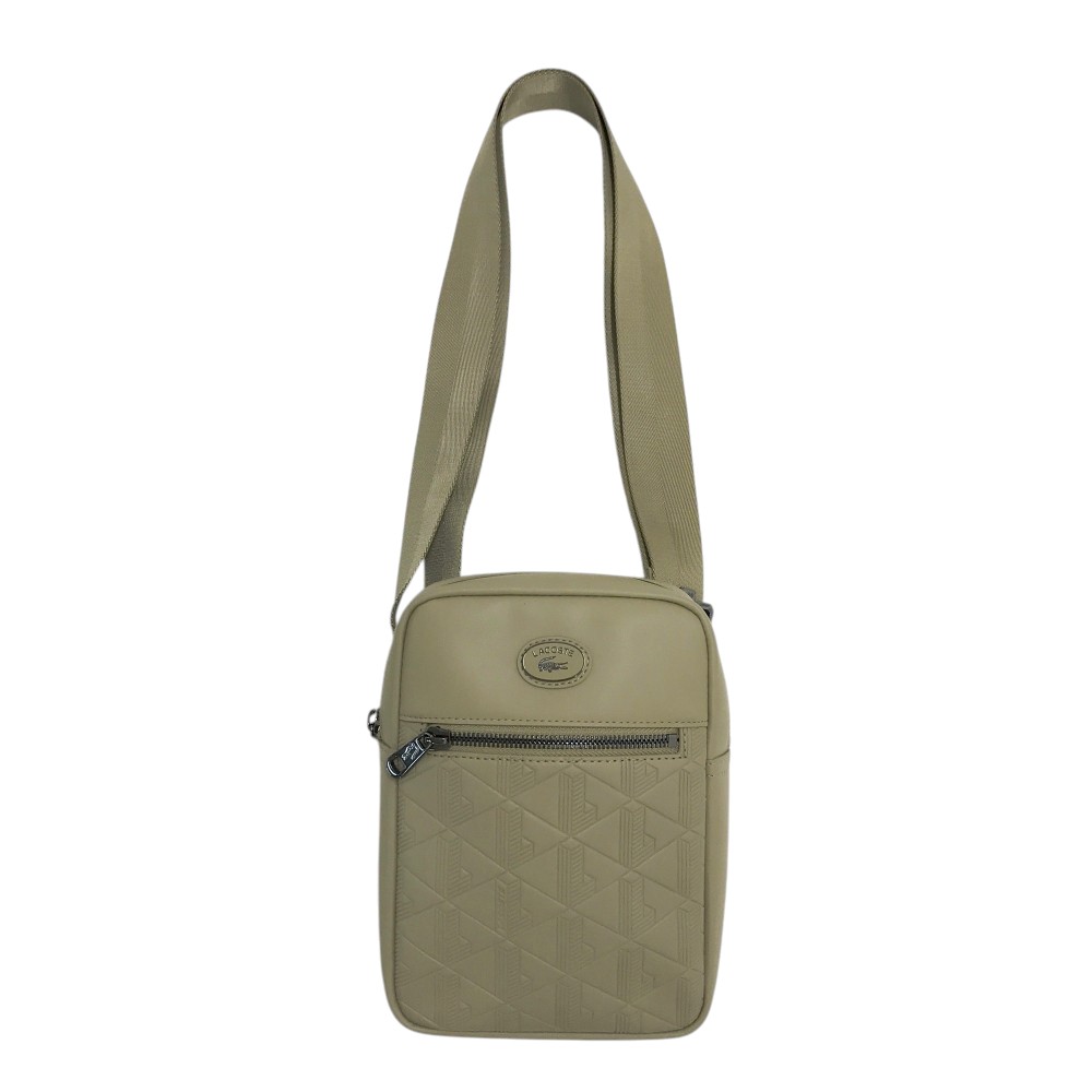 LACOSTE ラコステ NH4486MR ショルダーバッグ レザーモノグラム ベージュ系 【中古】 14,058円