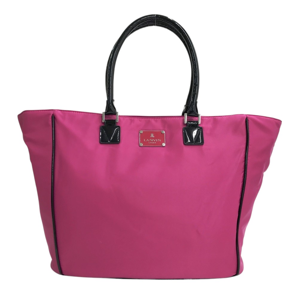 LANVIN SPORT ランバン スポール ロッカーバッグ トートバッグ ピンク系 【中古】ゴルフウェア