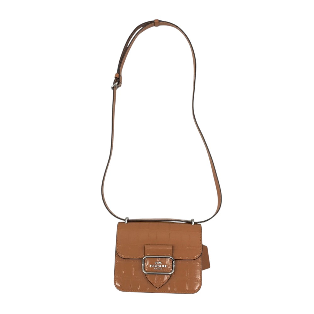 COACH コーチ CN313 モーガンスクエアクロスボディ 2WAY バッグ オレンジ系 【中古】