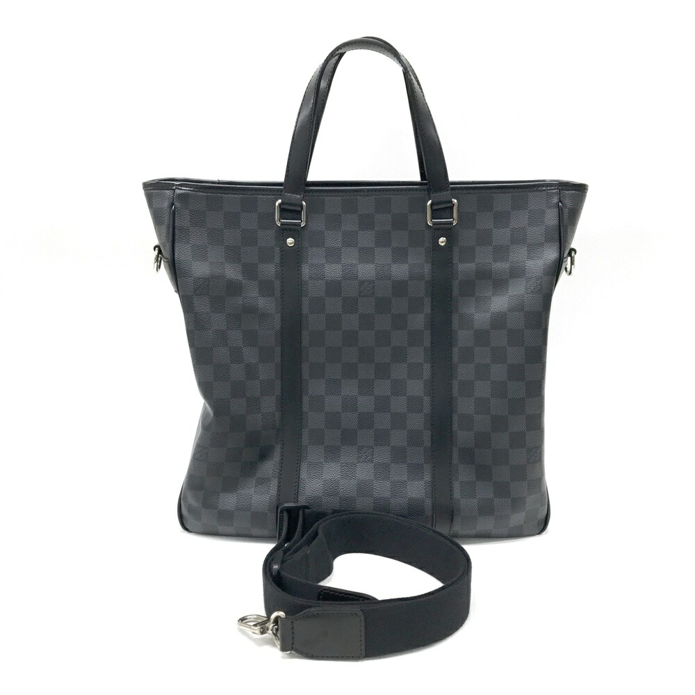 LOUIS VUITTON ルイ ヴィトン N41259/DU2098 ショルダーバッグ タダオPM ダミエ グラフィット ブラック系 【中古】