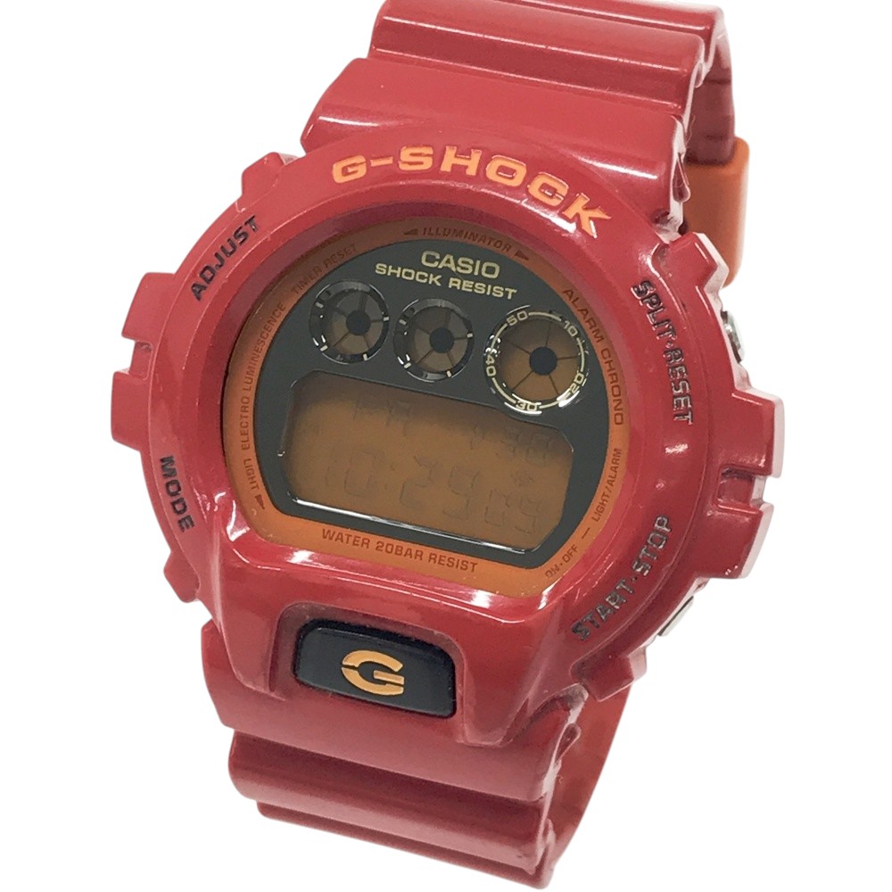 CASIO G-SHOCK カシオ ジーショック DW-6900CB 腕時計 クレイジーカラーズ レッド系 【中古】