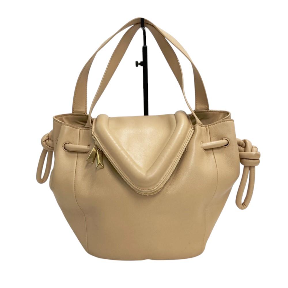 BOTTEGA VENETA ボッテガ ヴェネタ  2WAY御徒面子 ビーク  ベージュ系  【中古】