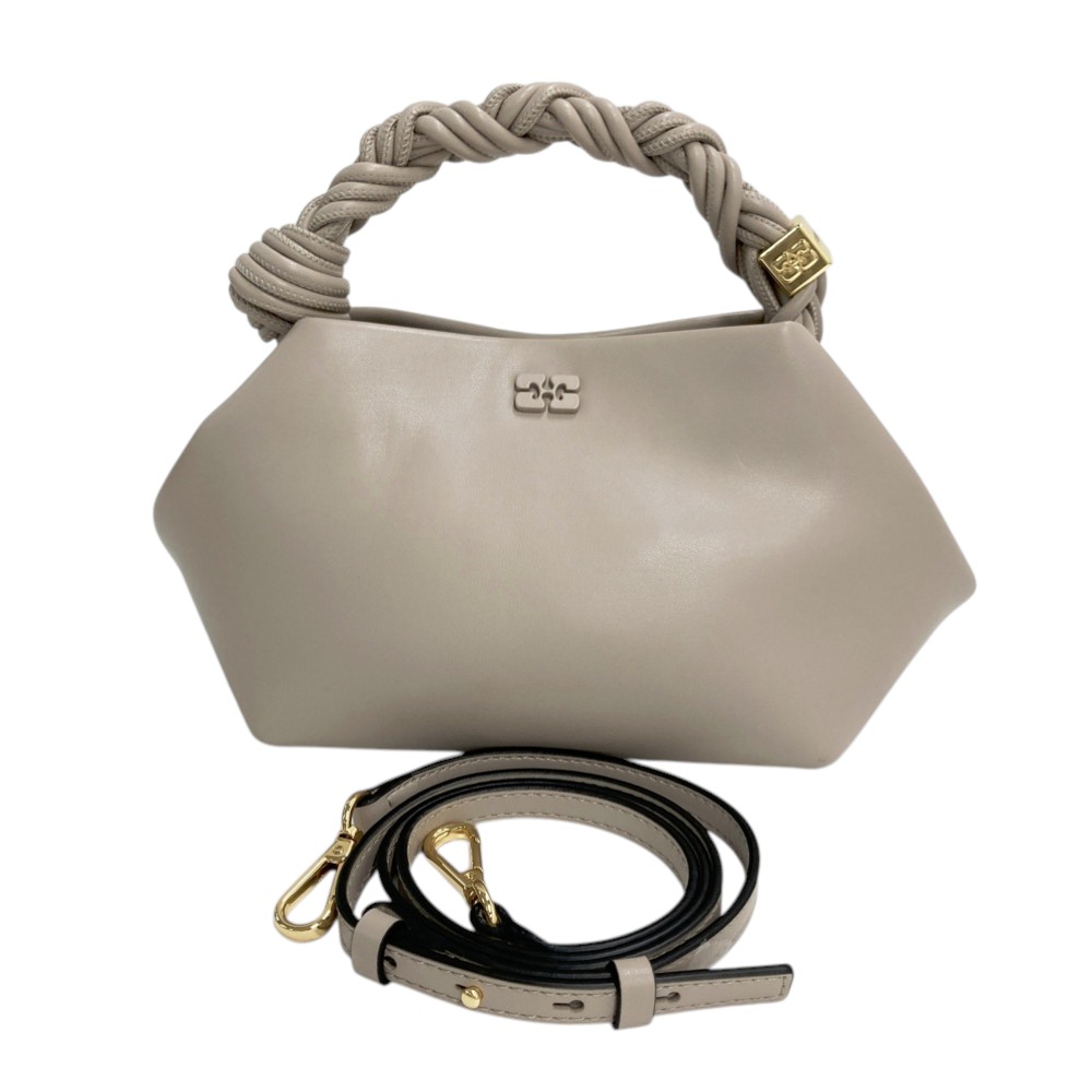GANNI/ガニー 5894 BOU BAG 2way ショルダーバッグ ボウバッグ グレー系 ONE SIZE 【中古】