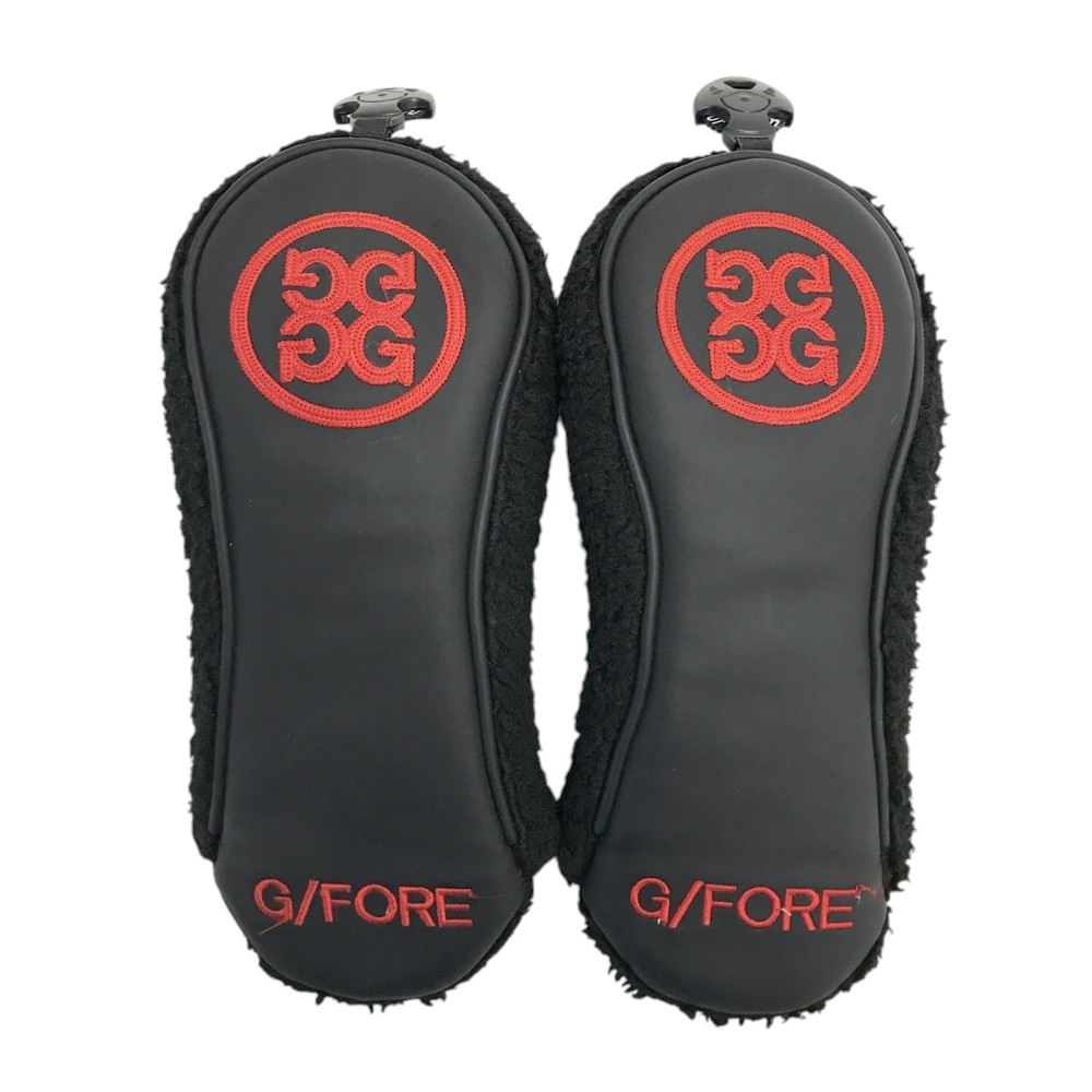 G/FORE ジーフォア ヘッドカバー 2点セット ブラック系 UT×2 【中古】ゴルフウェア