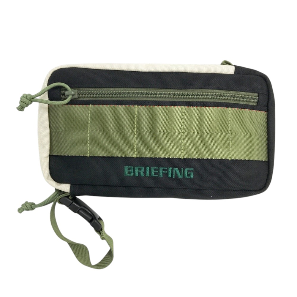 BRIEFING GOLF ブリーフィング 2025年モデル ラウンドポーチ ブラック系 【中古】ゴルフウェア