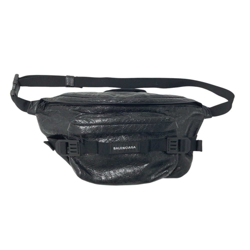 BALENCIAGA バレンシアガ 644035 正規陸軍 上半身御徒面子  黒いこと系  【中古】