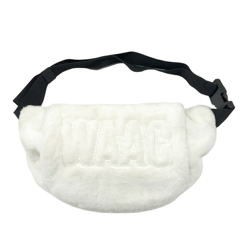 WAAC ワック ハンドウォーマー ウエストポーチ ホワイト系 【中古】ゴルフウェア