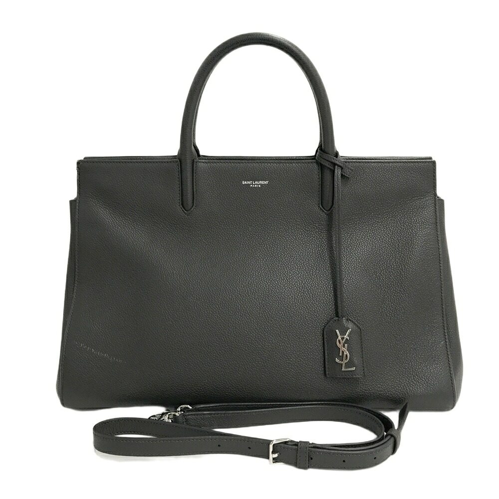 SAINT LAURENT PARIS サンローランパリ YSL574108 カバ・リヴゴーシュ 2WAY御徒面子  薄墨色系  【中古】