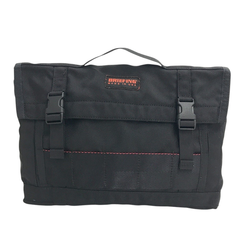 BRIEFING ブリーフィング  クラッチペダル御徒面子 パソコン入れもの USA製  黒いこと系  【中古】