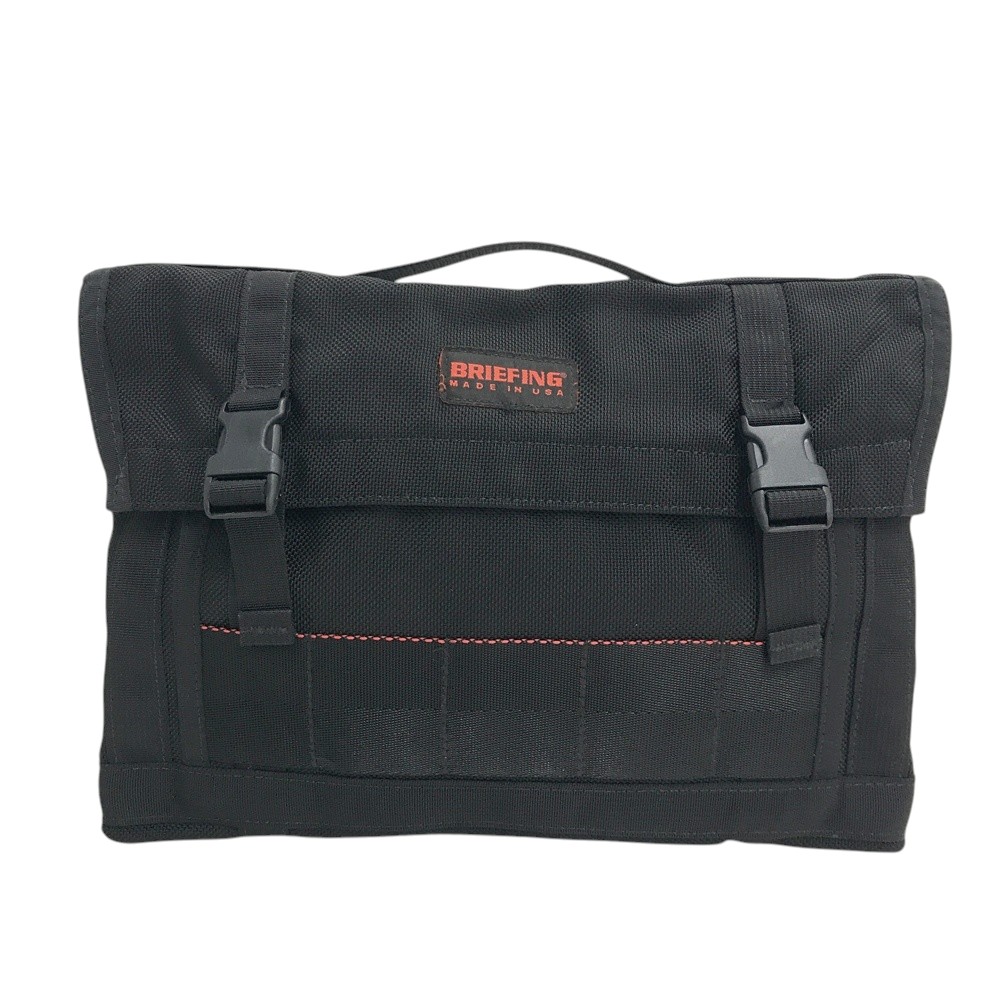 BRIEFING ブリーフィング  クラッチペダル御徒面子 パソコン入れもの USA製  黒いこと系  【中古】