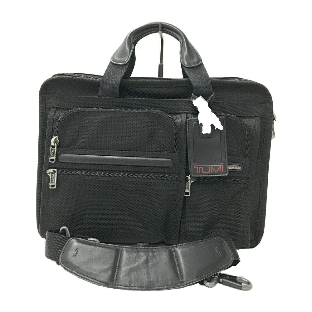TUMI トゥミ 26141D4 商行為御徒面子 ALPHA  黒いこと系  【中古】