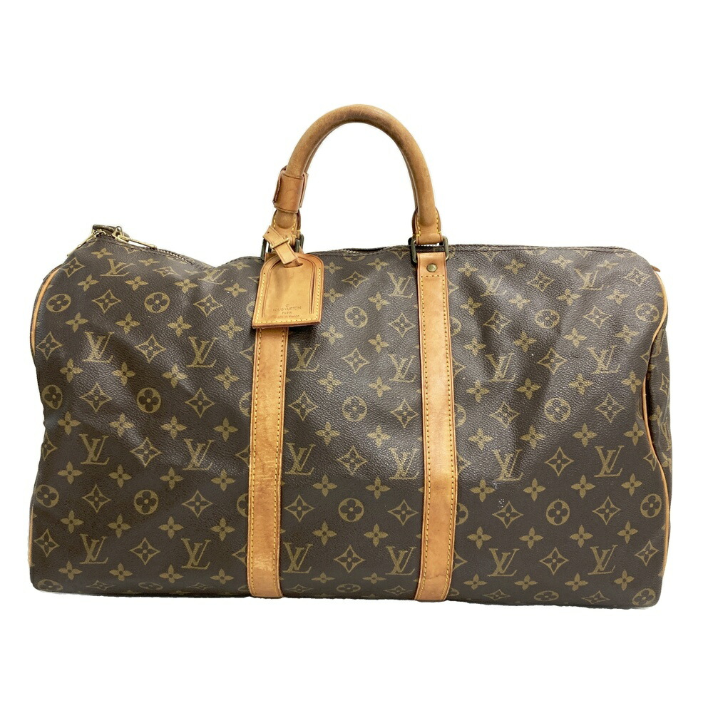 LOUIS VUITTON ルイ ヴィトン M41426/MB0971 ボストンバッグ キーポル50 モノグラム 赤銅色系  【中古】