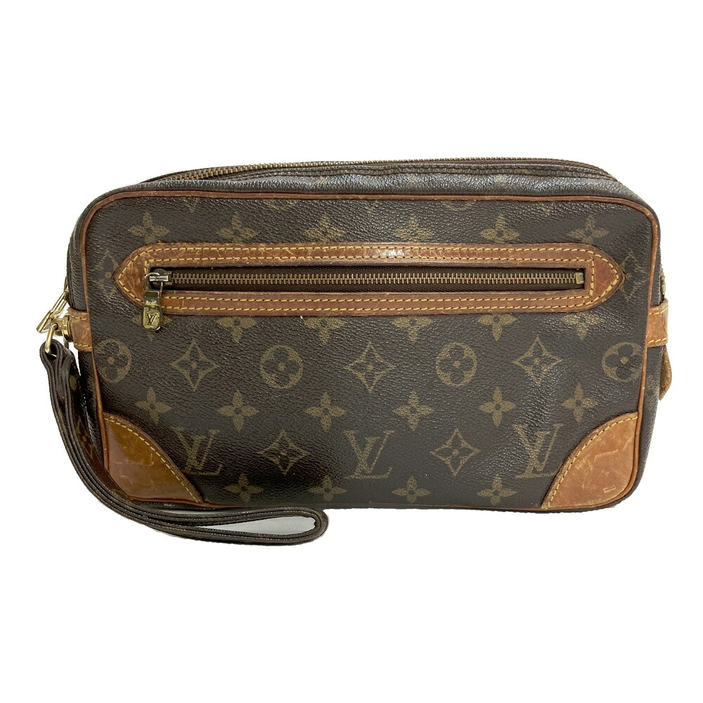 LOUIS VUITTON ルイ ヴィトン M51825/TH863 マルリー・ドラゴンヌGM 御徒面子 モノグラム 赤銅色系  【中古】