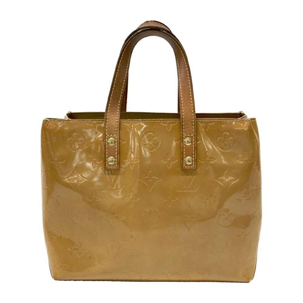 LOUIS VUITTON ルイ ヴィトン M91334/MI1101 御徒面子 先んじるPM ヴェルニ 黄色系  【中古】