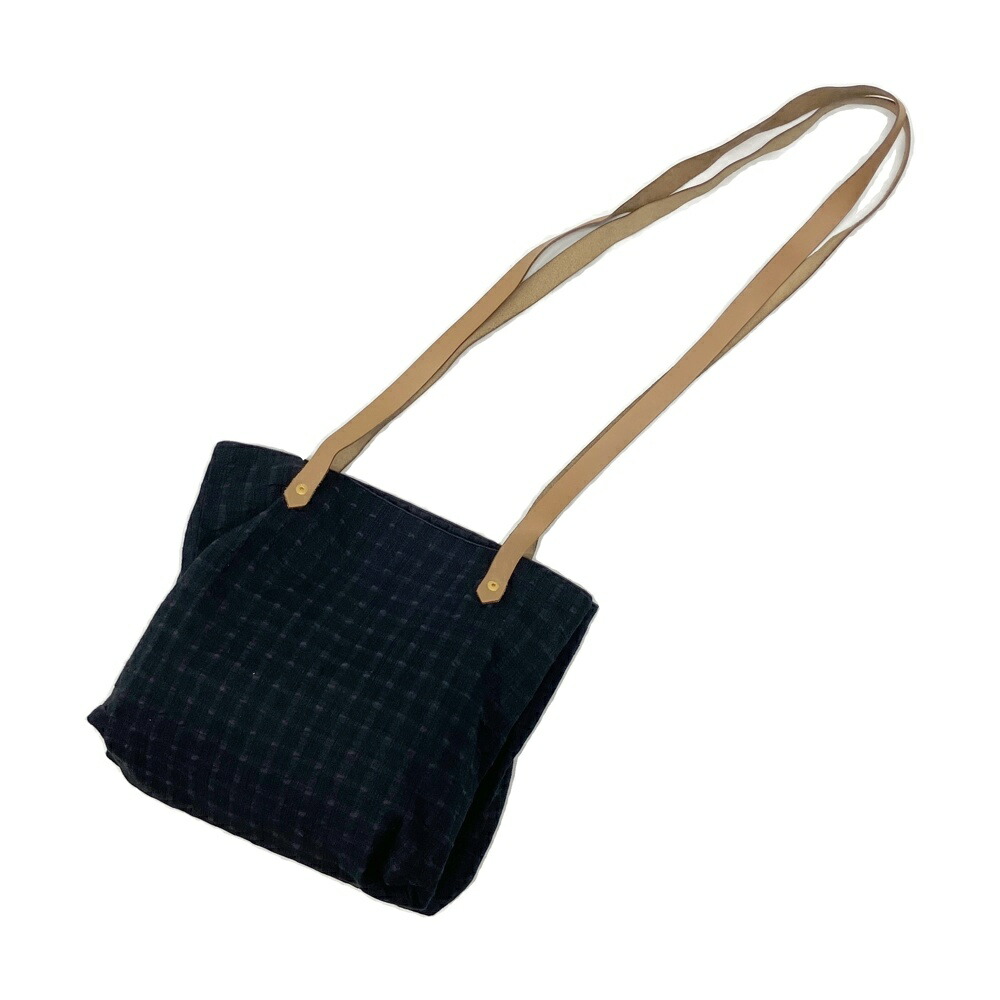 HERMES エルメス アメダバカバドゥポッシュ トートバッグ 総柄 ネイビー系 【中古】｜中古ゴルフウェア通販STST