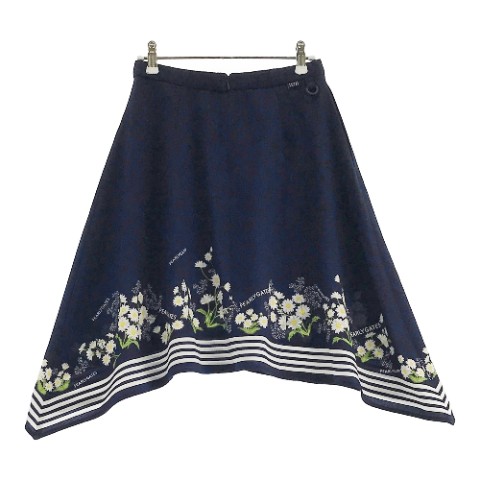 PEARLY GATES パーリーゲイツ 2023年 スカート 花柄 ネイビー系 0 【中古】ゴルフウェア レディース|中古ゴルフウェア通販STST
