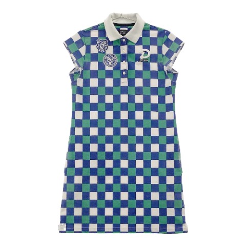 【美品】パーリーゲイツ ゴルフウェア 半袖 ワンピース チェック柄 レディース 楽天市場】PEARLY GATES パーリーゲイツ 半袖ポロワンピース