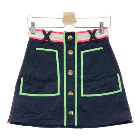 MARK&LONA マークアンドロナ インナー付ストレッチスカート ネイビー系 38 【中古】ゴルフウェア レディース|中古ゴルフウェア通販STST