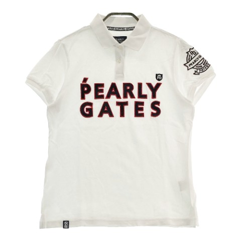 ○★新品未使用　PEARLY GATES　ポロシャツ　1　ホワイト PEARLY GATES ポロシャツ ホワイトサイズ0 - メルカリ