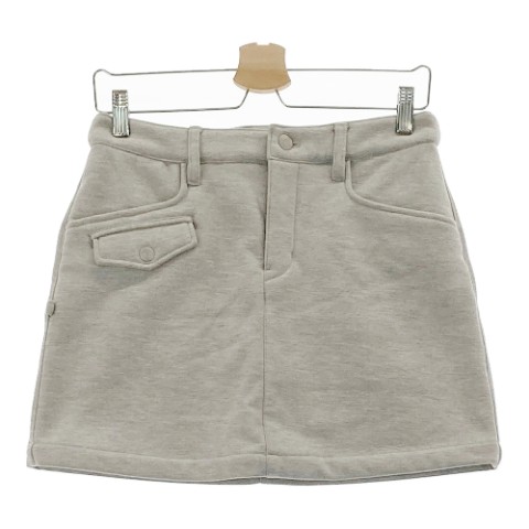 JACK BUNNY ジャックバニー 裏起毛 インナー付スカート グレー系 1 【中古】ゴルフウェア レディース