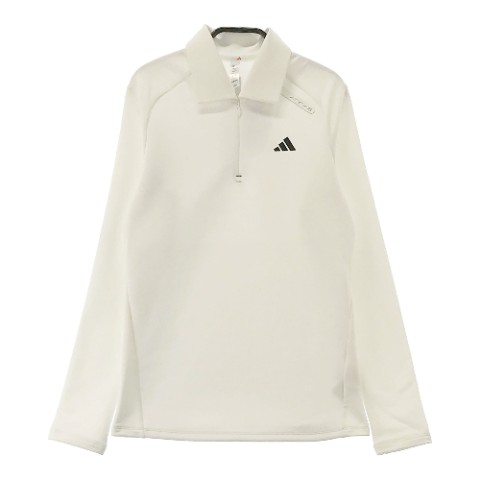 ADIDAS GOLF アディダスゴルフ HZ6106 長袖ポロシャツ ホワイト系 S 【中古】ゴルフウェア レディース｜中古ゴルフウェア通販STST