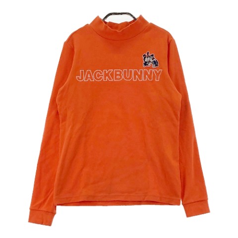 JACK BUNNY ジャックバニー ×ドラえもん ハイネック長袖Tシャツ オレンジ系 0 【中古】ゴルフウェア レディース