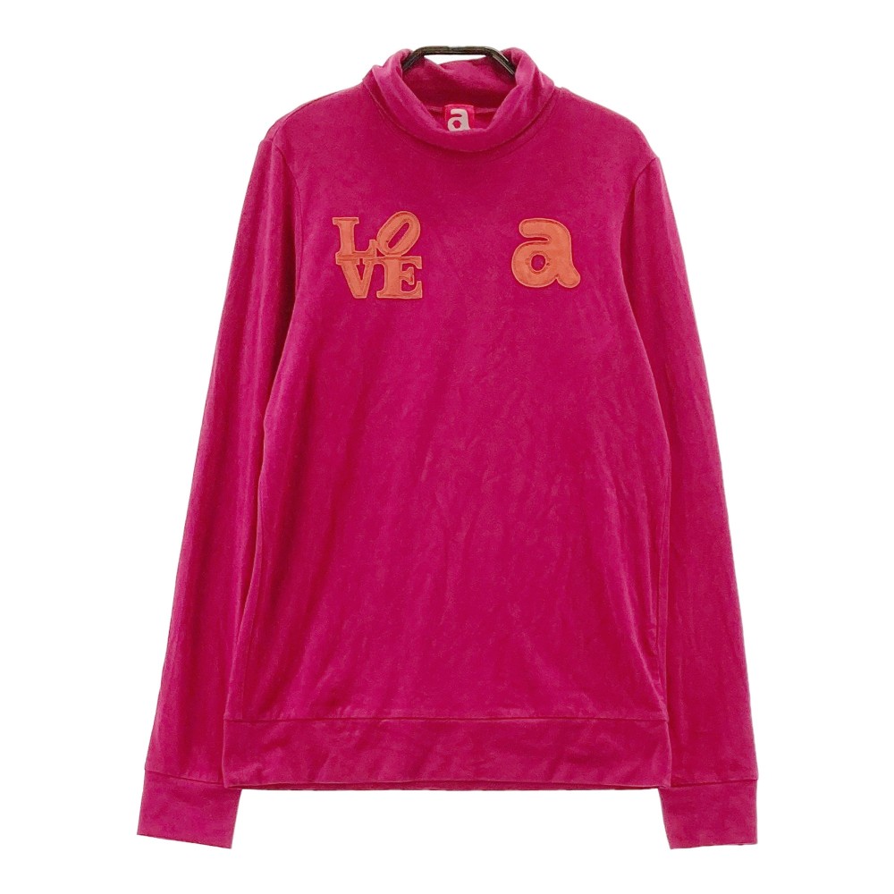 ARCHIVIO アルチビオ タートルネック 長袖Tシャツ ピンク系 38 【中古】ゴルフウェア レディース