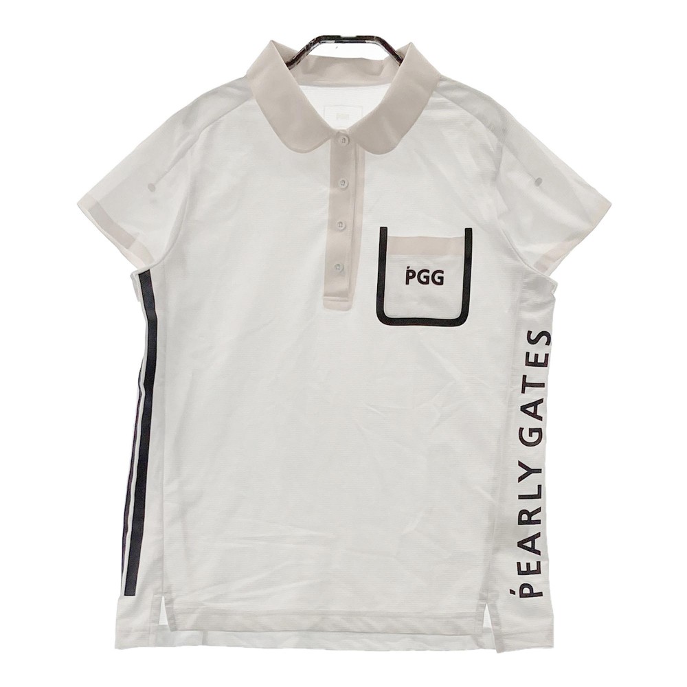 楽天市場】PGG PEARLY GATES パーリーゲイツ バックロゴ 半袖 ニット
