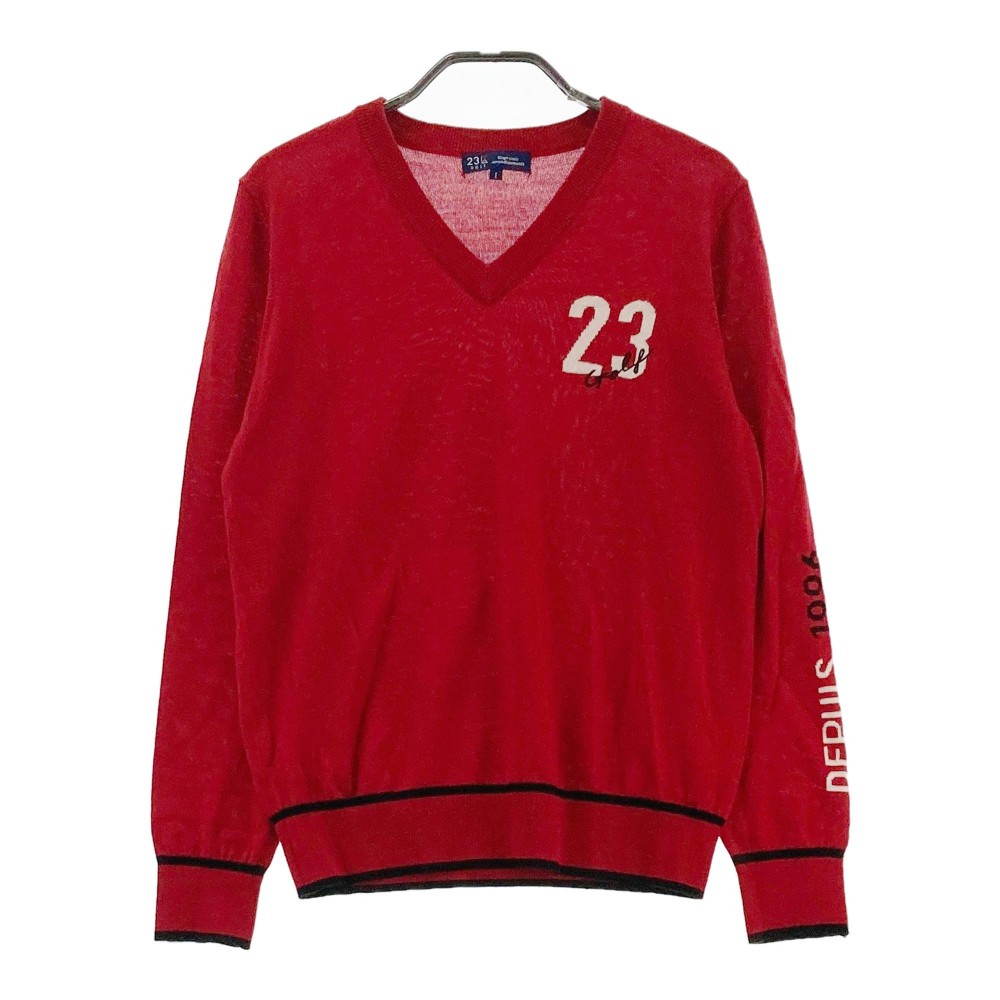 楽天市場】23区GOLF ニジュウサンクゴルフ ニットセーター ピンク系 1