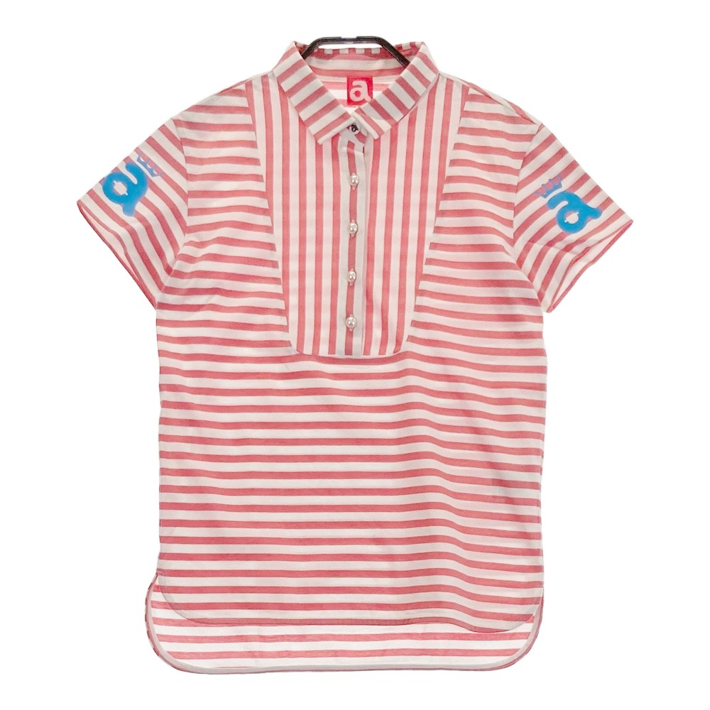 楽天市場】ARCHIVIO アルチビオ 半袖ポロシャツ フリル ピンク系 38