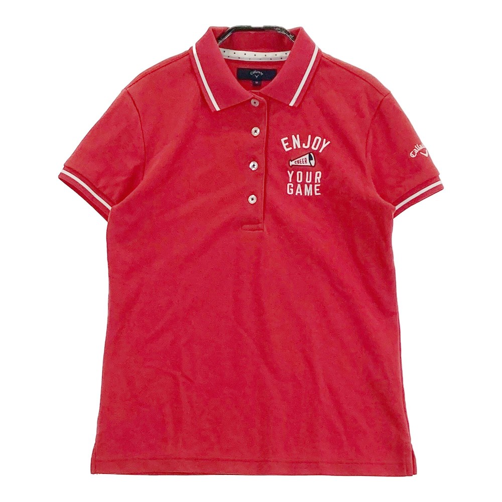 楽天市場】CALLAWAY キャロウェイ 半袖ポロシャツ レッド系 L 【中古