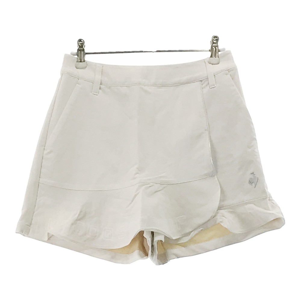 LECOQ GOLF ルコックゴルフ フレアショートパンツ ホワイト系 11 【中古】ゴルフウェア レディース