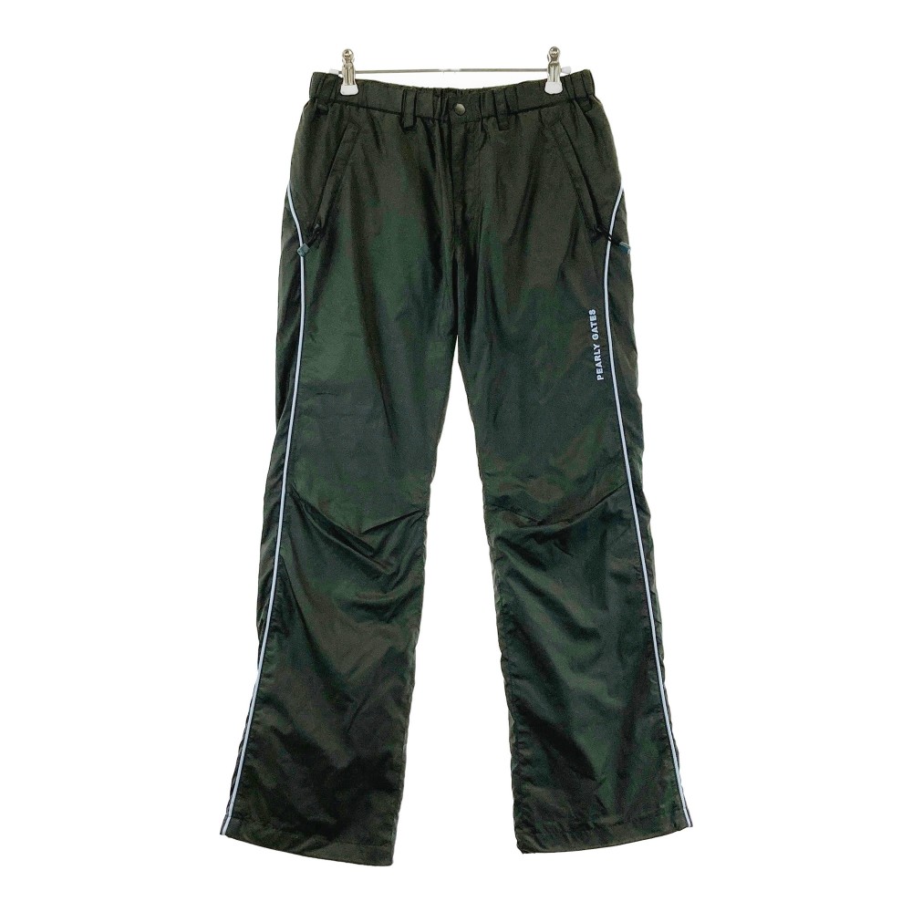 PEARLY GATES パーリーゲイツ 蓄熱 ロングパンツ カーキ系 1 【中古】ゴルフウェア レディース