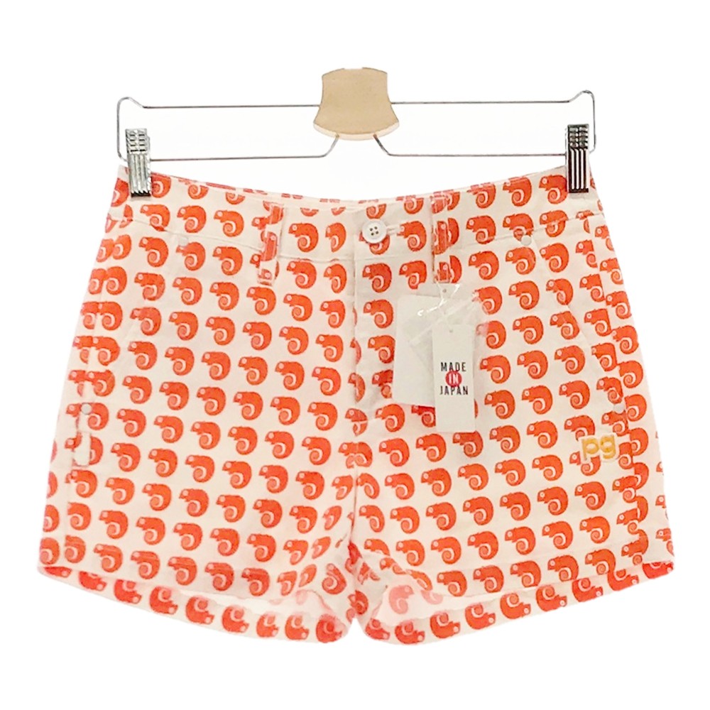 PEARLY GATES パーリーゲイツ ショートパンツ カメレオン オレンジ系 0 【中古】ゴルフウェア レディース|中古ゴルフウェア通販STST