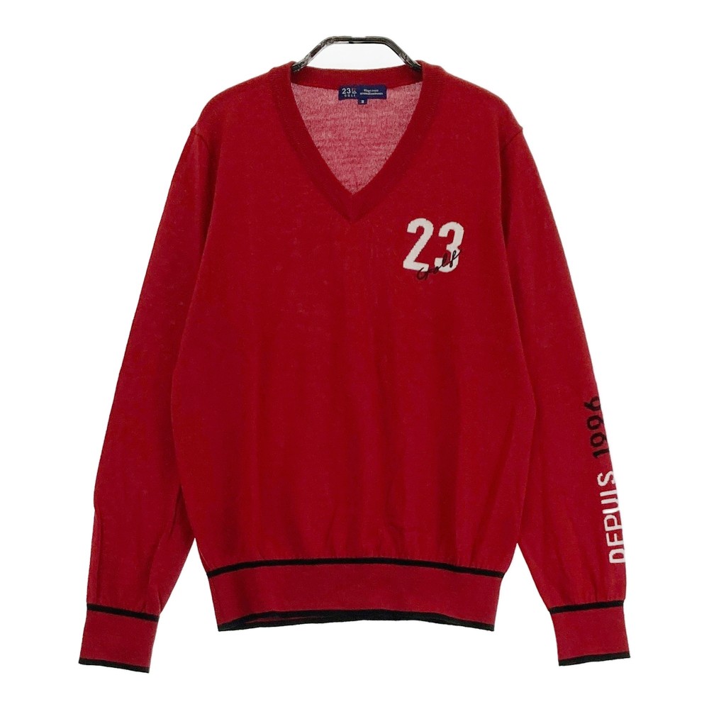 楽天市場】23区GOLF ニジュウサンクゴルフ ニットセーター ピンク系 1