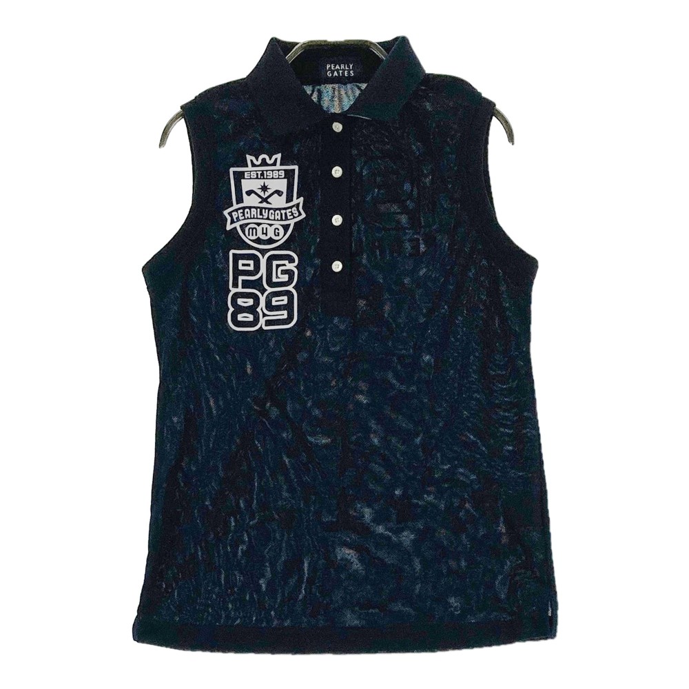 PEARLY GATES ノースリーブポロシャツ サイズ1 サイズ：1 PEARLY GATES パーリーゲイツ ノースリーブポロシャツ