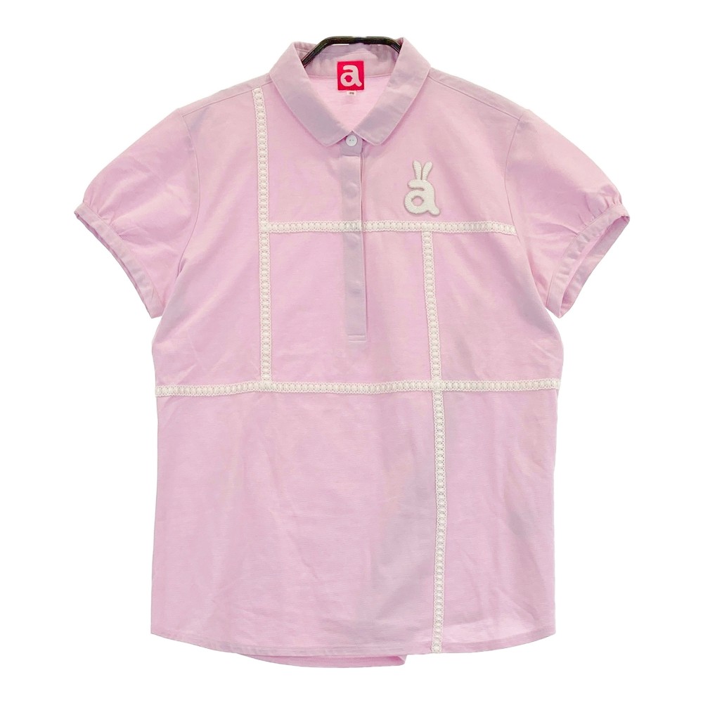 楽天市場】ARCHIVIO アルチビオ 半袖ポロシャツ フリル ピンク系 38