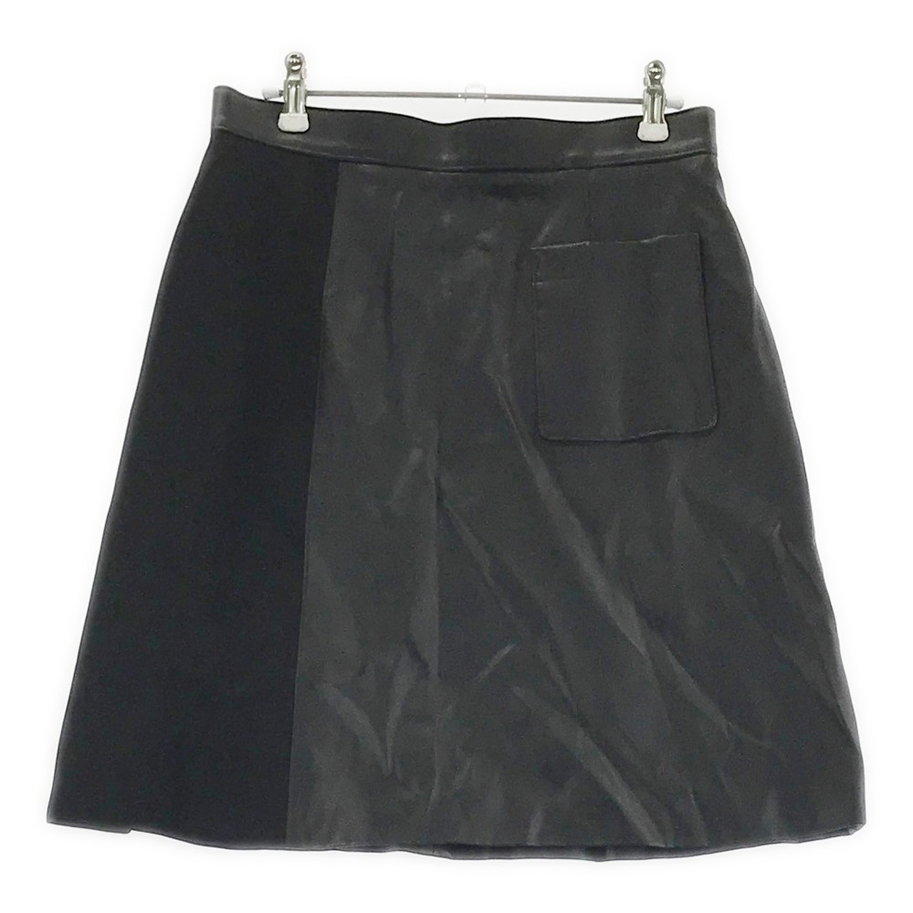 FOXEY NEWYORK フォクシーニューヨーク スカート フェイクレザー ブラック系 42 【中古】レディース