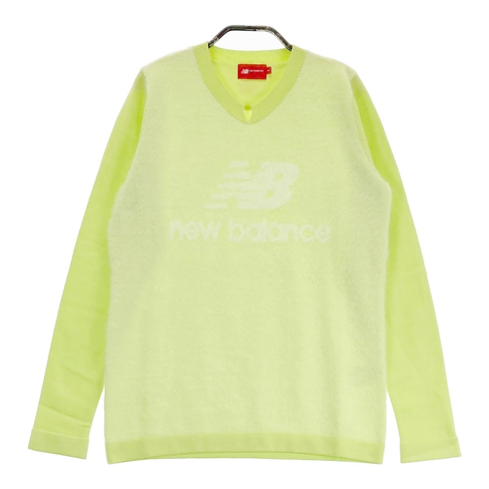 NEW BALANCE ニュー平衡にする 2023年模範例 編み物スウェーター  緑であること系 1 【中古】ゴルフ御召しもの レディース