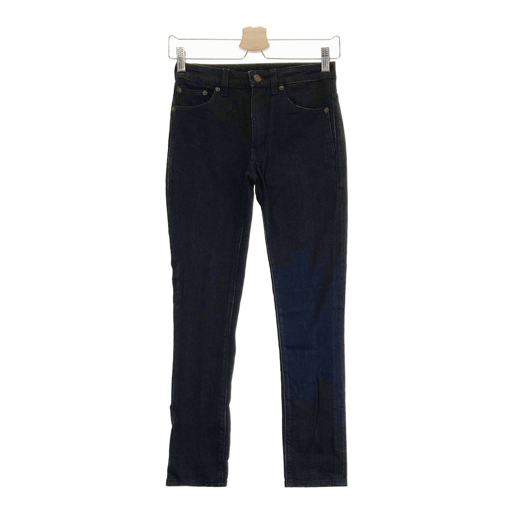 SAINT LAURENT PARIS サンローランパリ 527379 ジーンズズボン下  黒いこと系 24 【中古】レディース