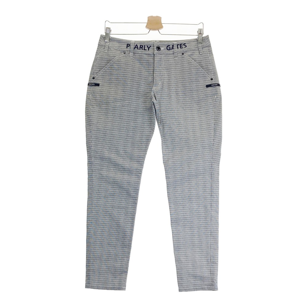 ○★新品未使用　PEARLY GATES　総柄 ストレッチパンツ　1　グレー 楽天市場】PEARLY GATES パーリーゲイツ ストレッチパンツ 総柄