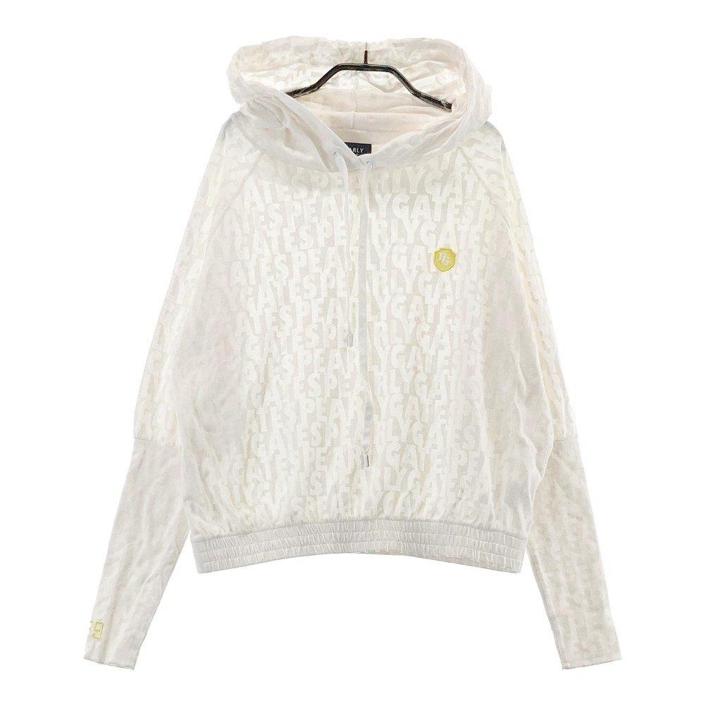 【未使用✨】パーリーゲイツ PEARLYGATES フーデットパーカー ホワイト PEARLY GATES 【PREMIUM CHOICE】PEARLY パーリーゲイツ Smile！Smile