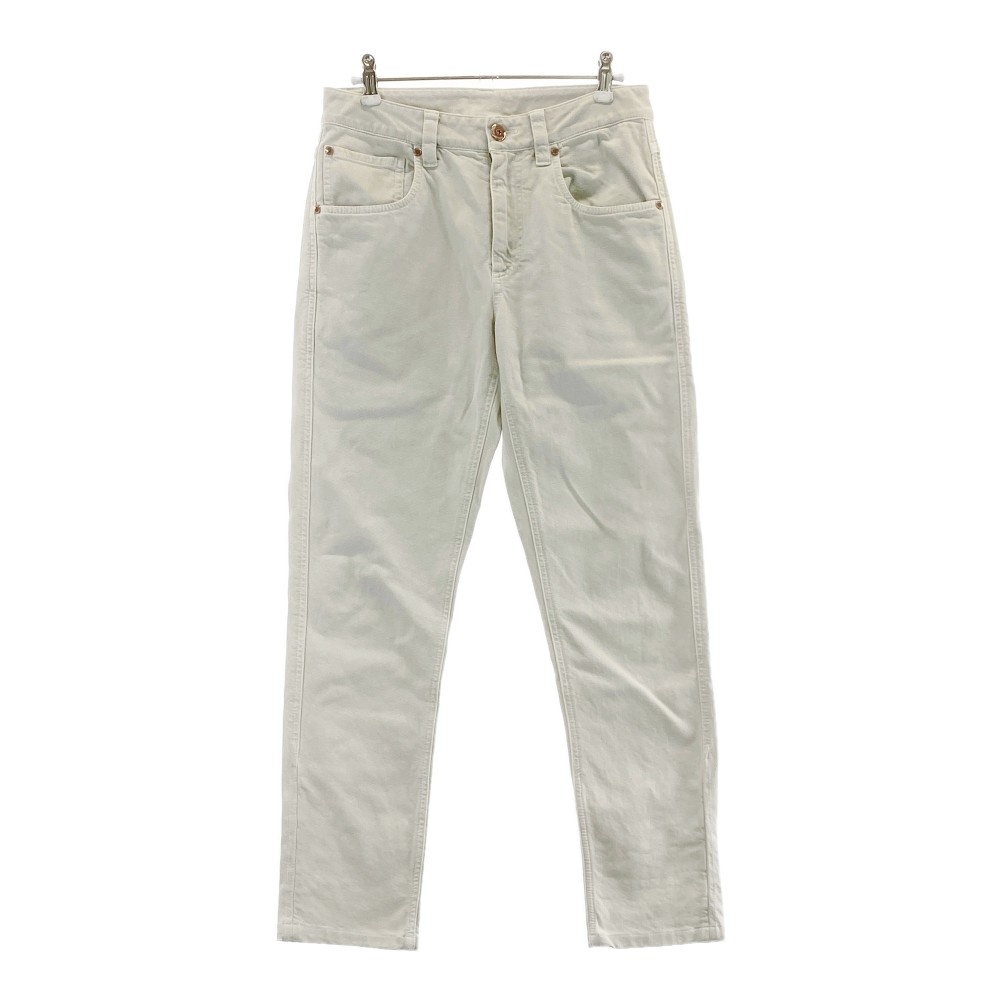 BRUNELLO CUCINELL ブルネロ クチネリ デニムパンツ グレー系 I38 【中古】レディース|中古ゴルフウェア通販STST