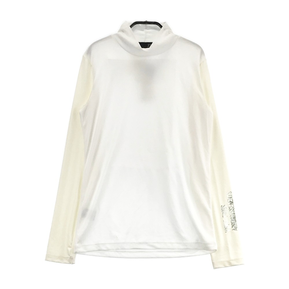 23区 SPORT スポーツ 長袖ハイネックTシャツ ホワイト系 3 【中古】ゴルフウェア レディース