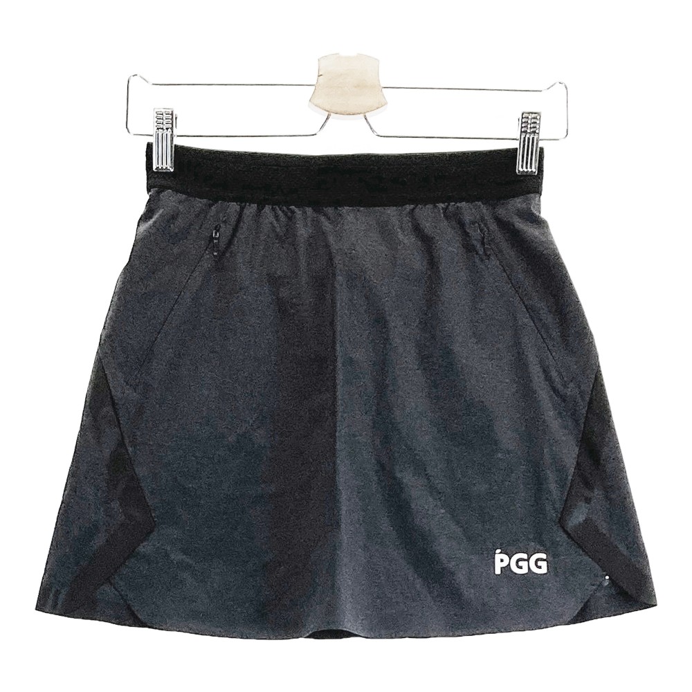 PGG PEARLY GATES パーリーゲイツ 2022年青写真 伸ばすことスコート ロゴタイプ  薄墨色系 00 【中古】ゴルフお召しもの レディース