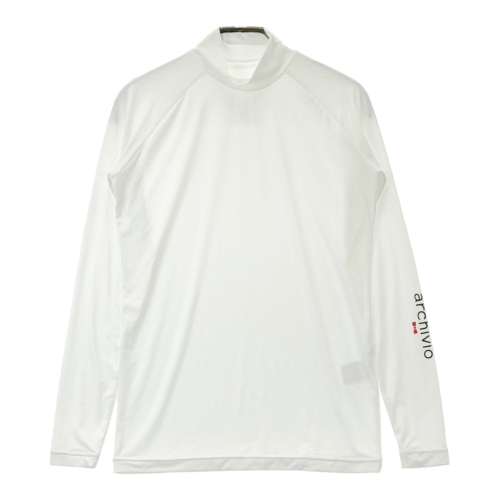ARCHIVIO アルチビオ ハイネック長袖インナーTシャツ ホワイト系 36 【中古】ゴルフウェア レディース